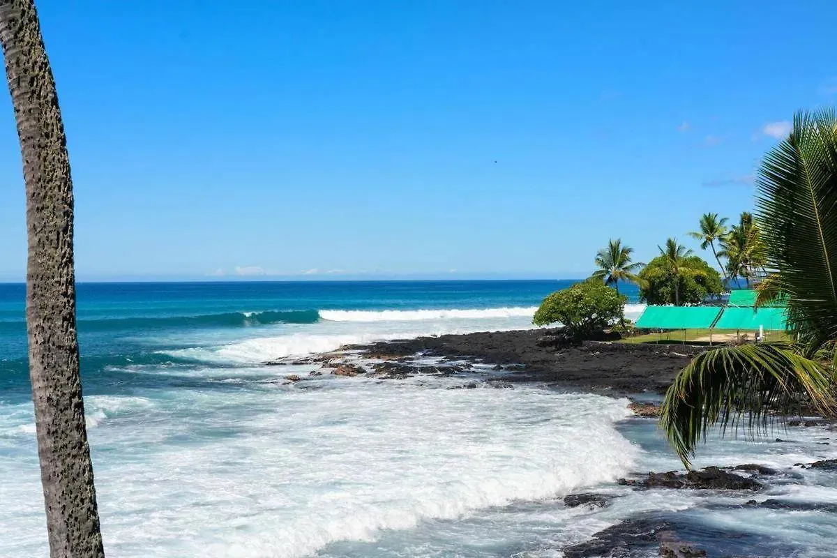 Stunning Ocean & Beach Views, Unforgettable Sunsets,Ac Kailua-Kona Apartamento